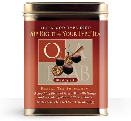 Sip Right 4 Your Type Tea O Sip Right 4 Your Type Tea O D'Adamo Personalized Nutrition